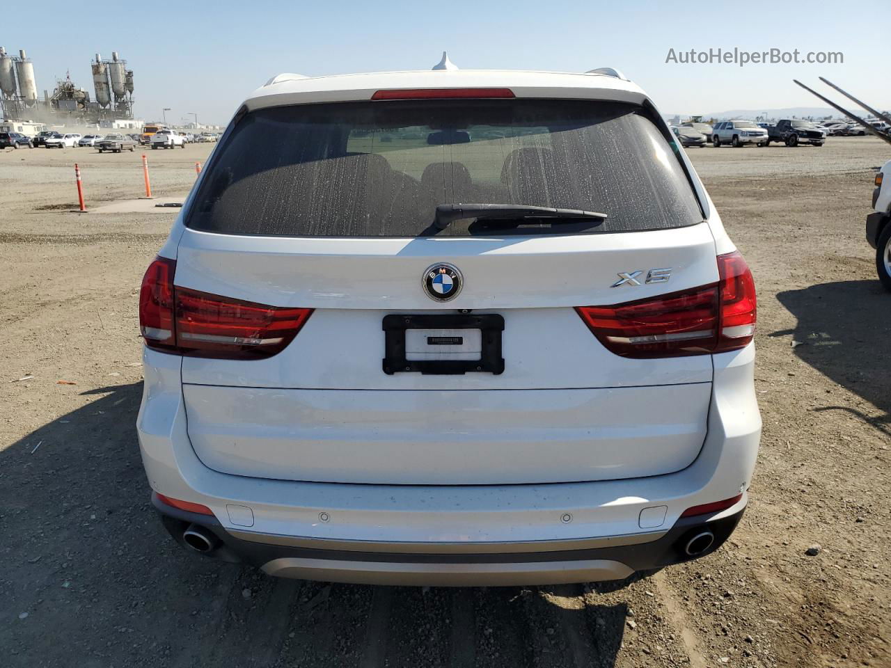 2015 Bmw X5 Xdrive35d White vin: 5UXKS4C50F0N07845