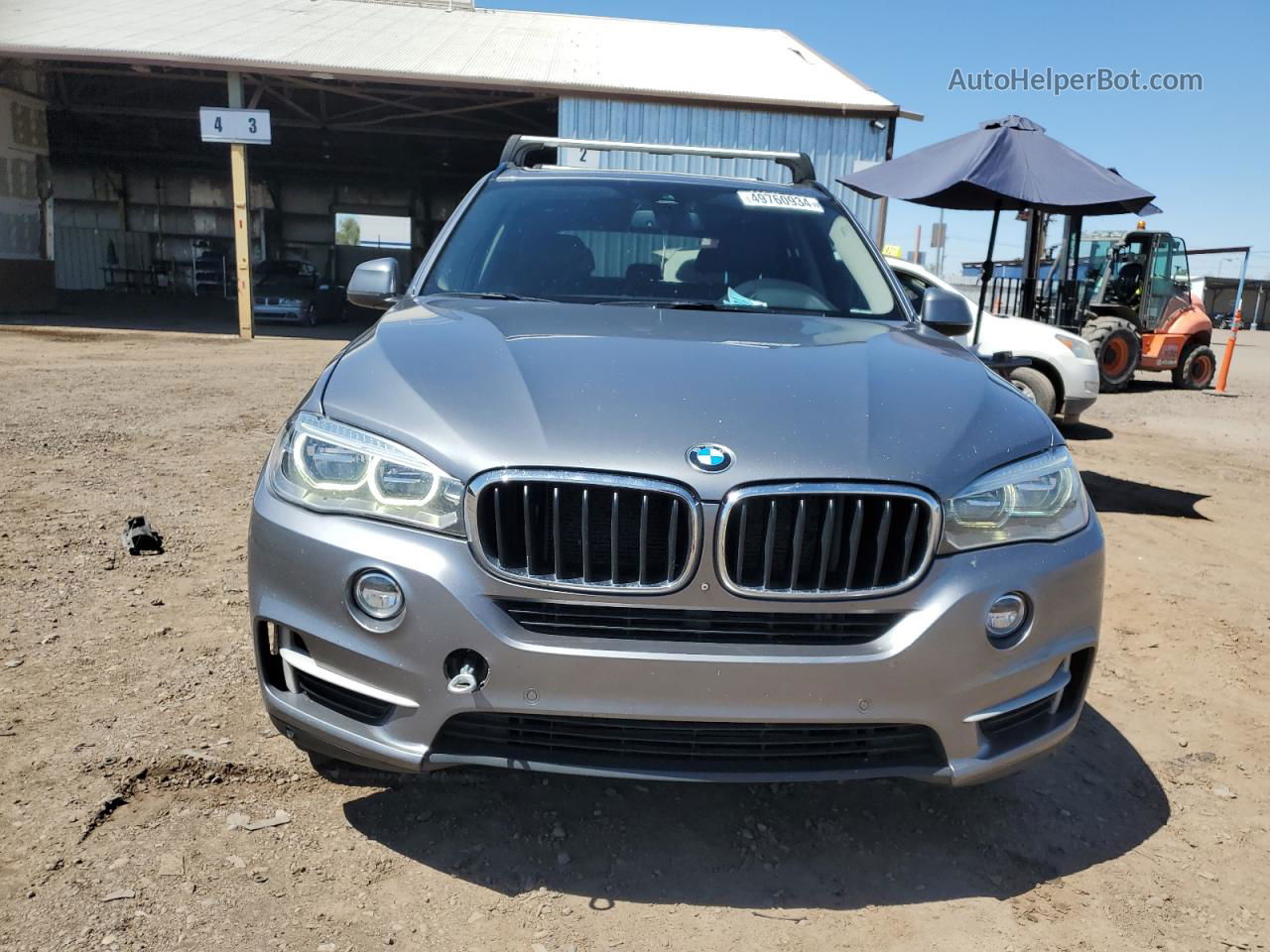 2015 Bmw X5 Xdrive35d Gray vin: 5UXKS4C50F0N08249