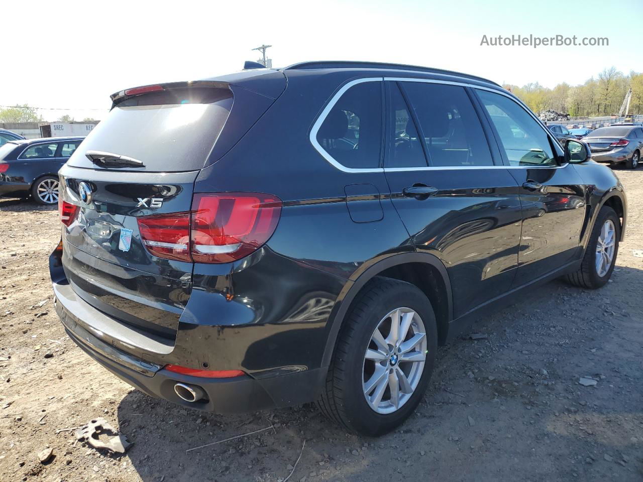 2014 Bmw X5 Xdrive35d Black vin: 5UXKS4C51E0J95114