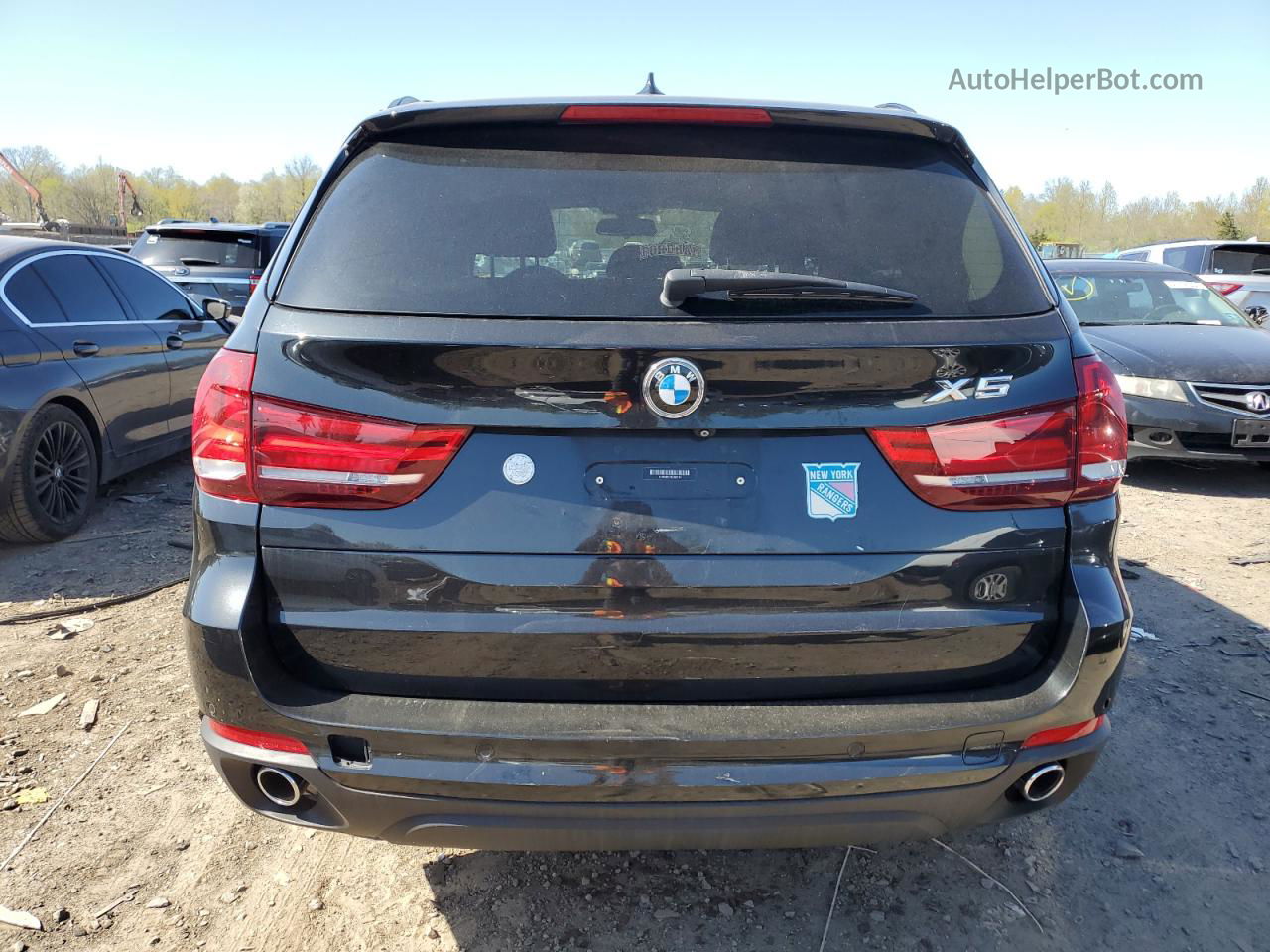 2014 Bmw X5 Xdrive35d Black vin: 5UXKS4C51E0J95114