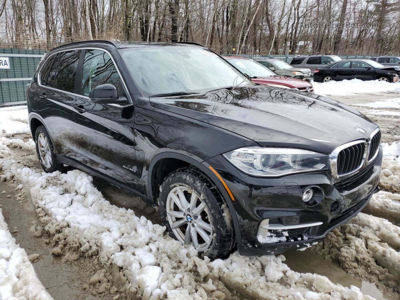 2014 Bmw X5 Xdrive35d Black vin: 5UXKS4C51E0J95405