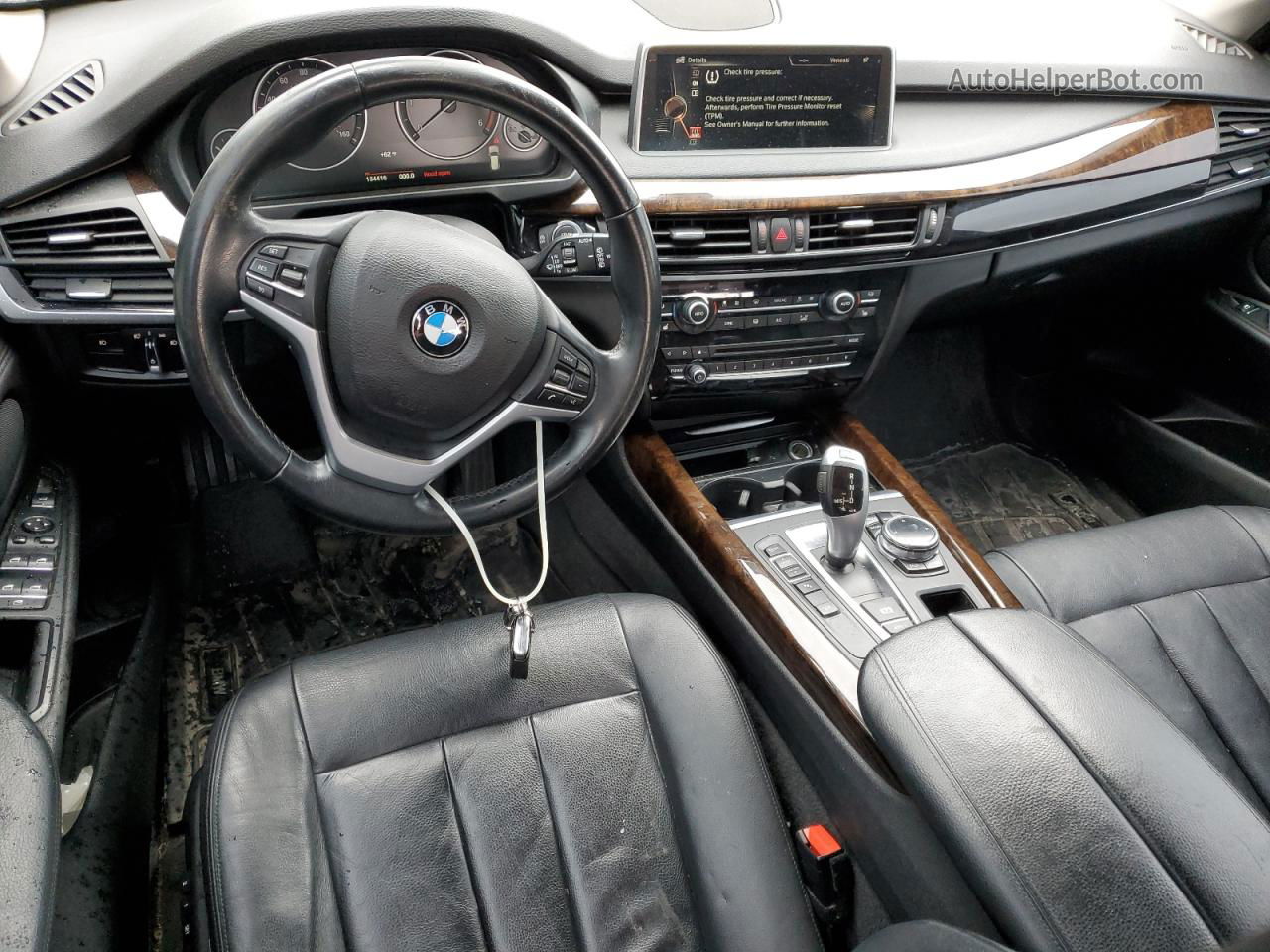 2015 Bmw X5 Xdrive35d Черный vin: 5UXKS4C51F0J98273