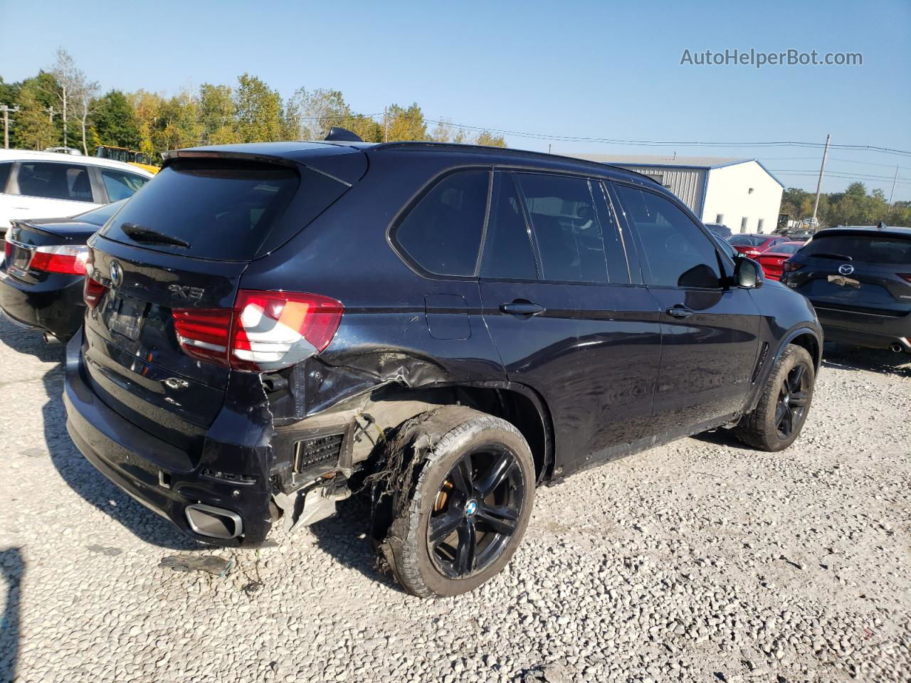 2015 Bmw X5 Xdrive35d Black vin: 5UXKS4C51F0N06347