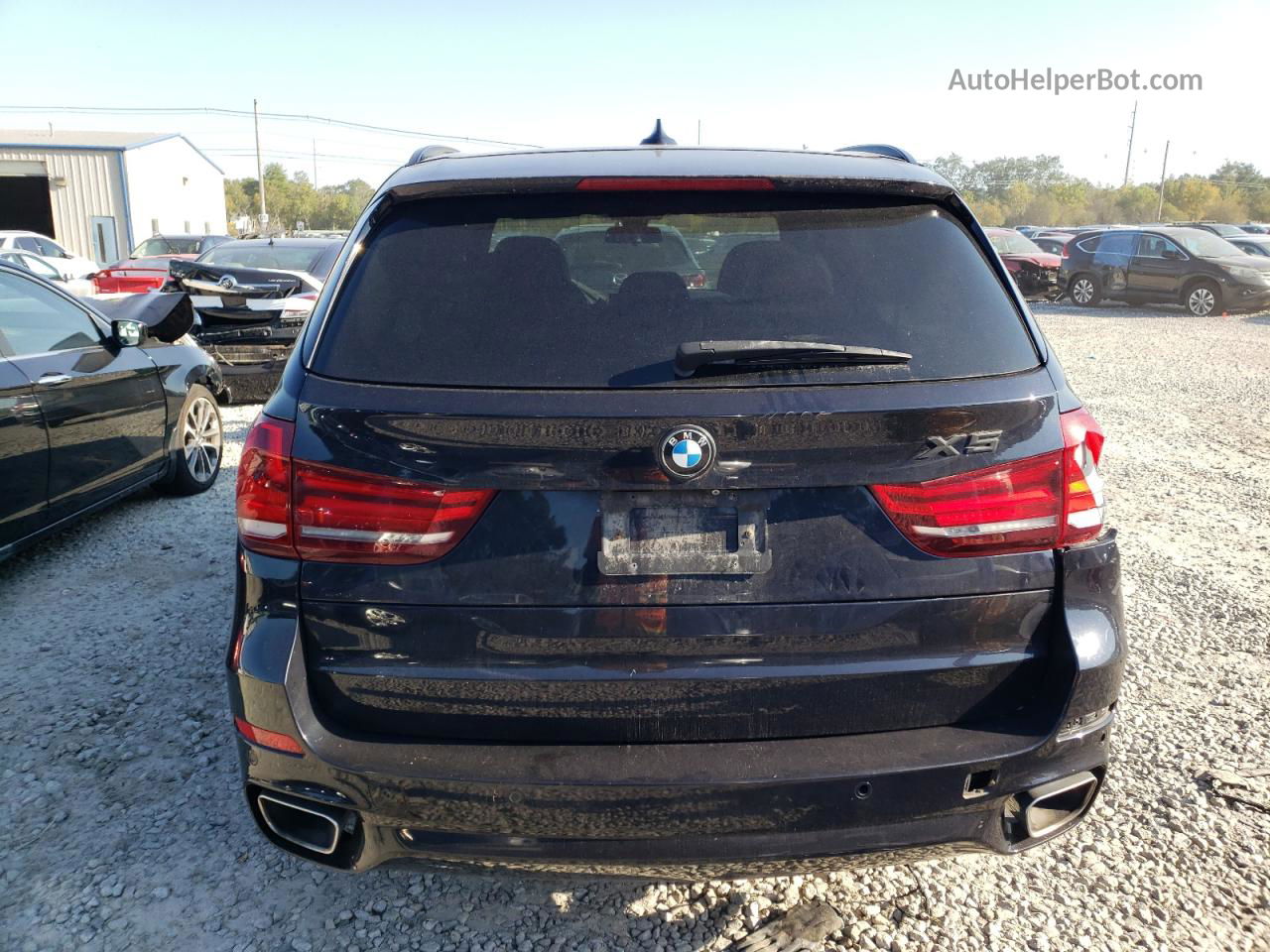 2015 Bmw X5 Xdrive35d Black vin: 5UXKS4C51F0N06347