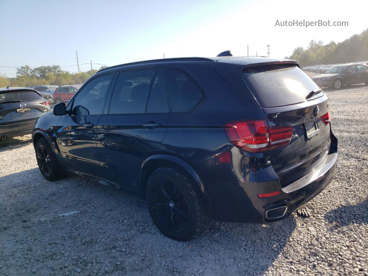 2015 Bmw X5 Xdrive35d Black vin: 5UXKS4C51F0N06347