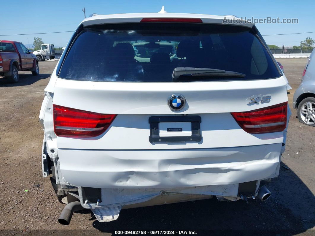 2015 Bmw X5 Xdrive35d White vin: 5UXKS4C51F0N07448