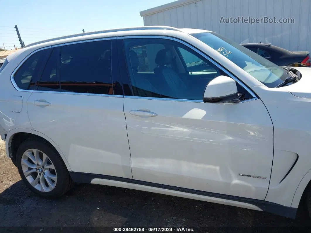 2015 Bmw X5 Xdrive35d White vin: 5UXKS4C51F0N07448