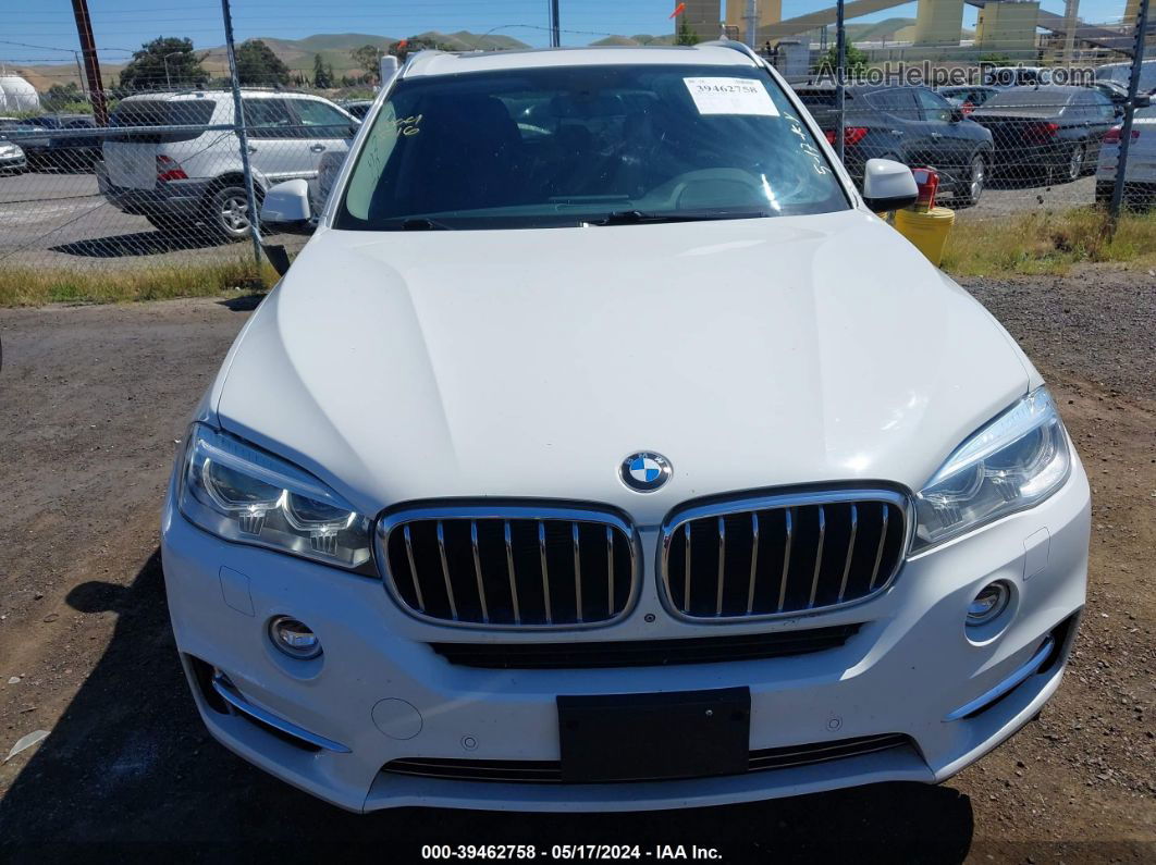 2015 Bmw X5 Xdrive35d White vin: 5UXKS4C51F0N07448