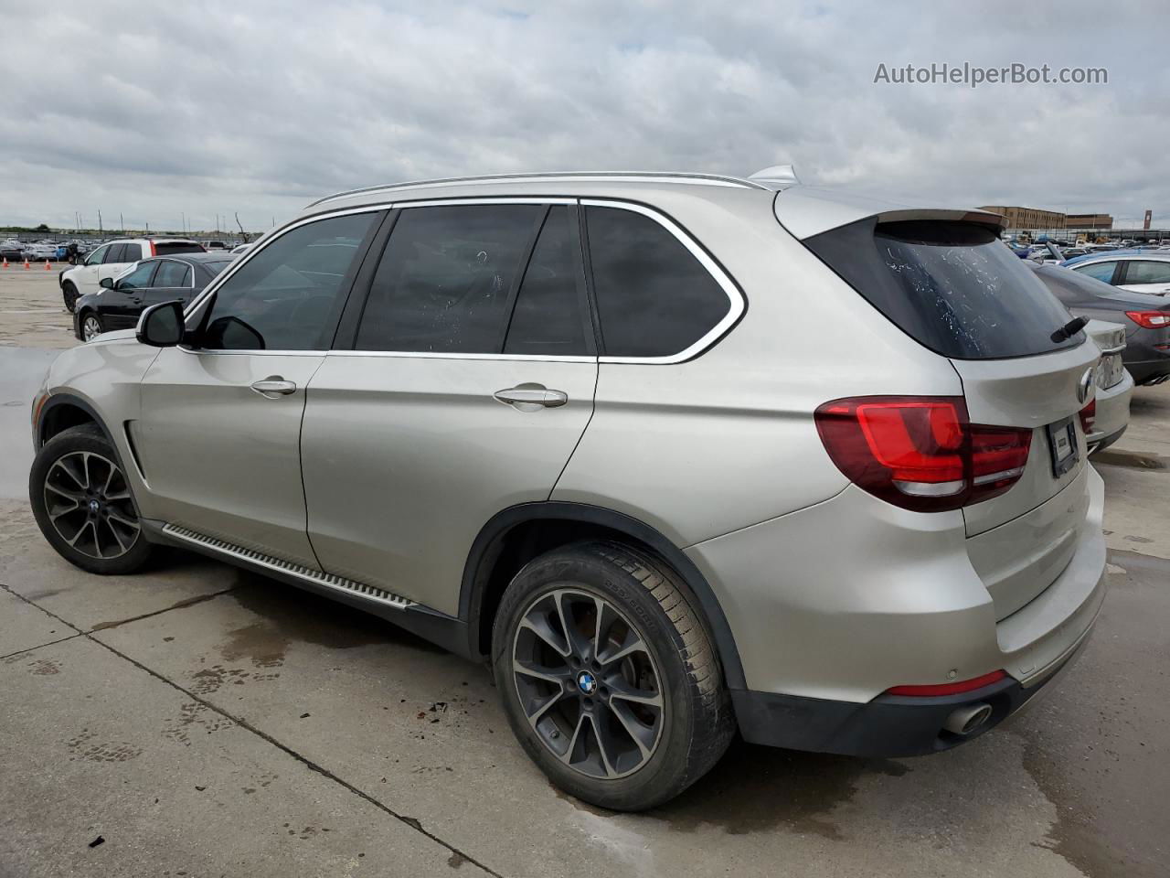 2015 Bmw X5 Xdrive35d Silver vin: 5UXKS4C51F0N08647