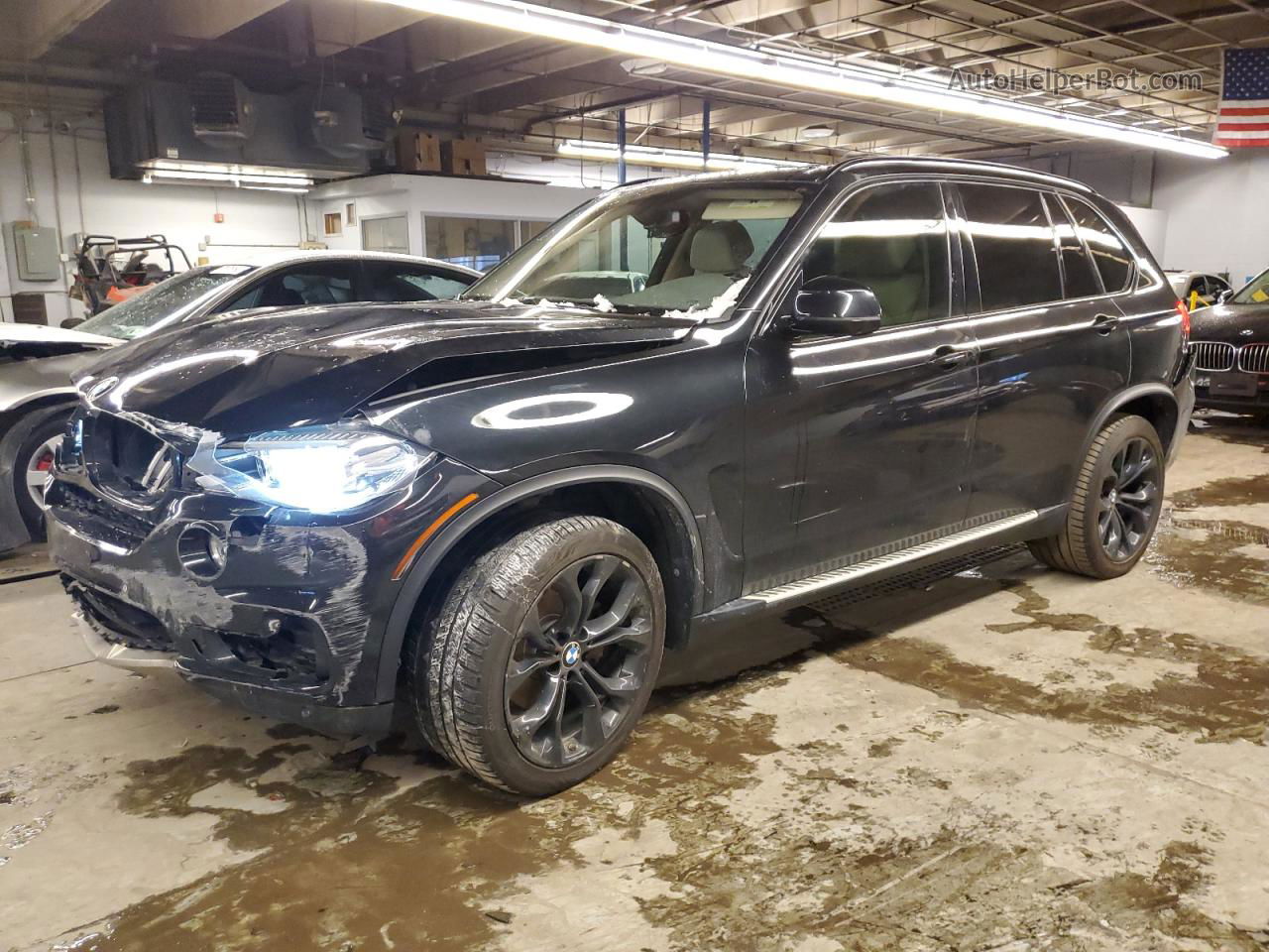 2014 Bmw X5 Xdrive35d Black vin: 5UXKS4C52E0J94490