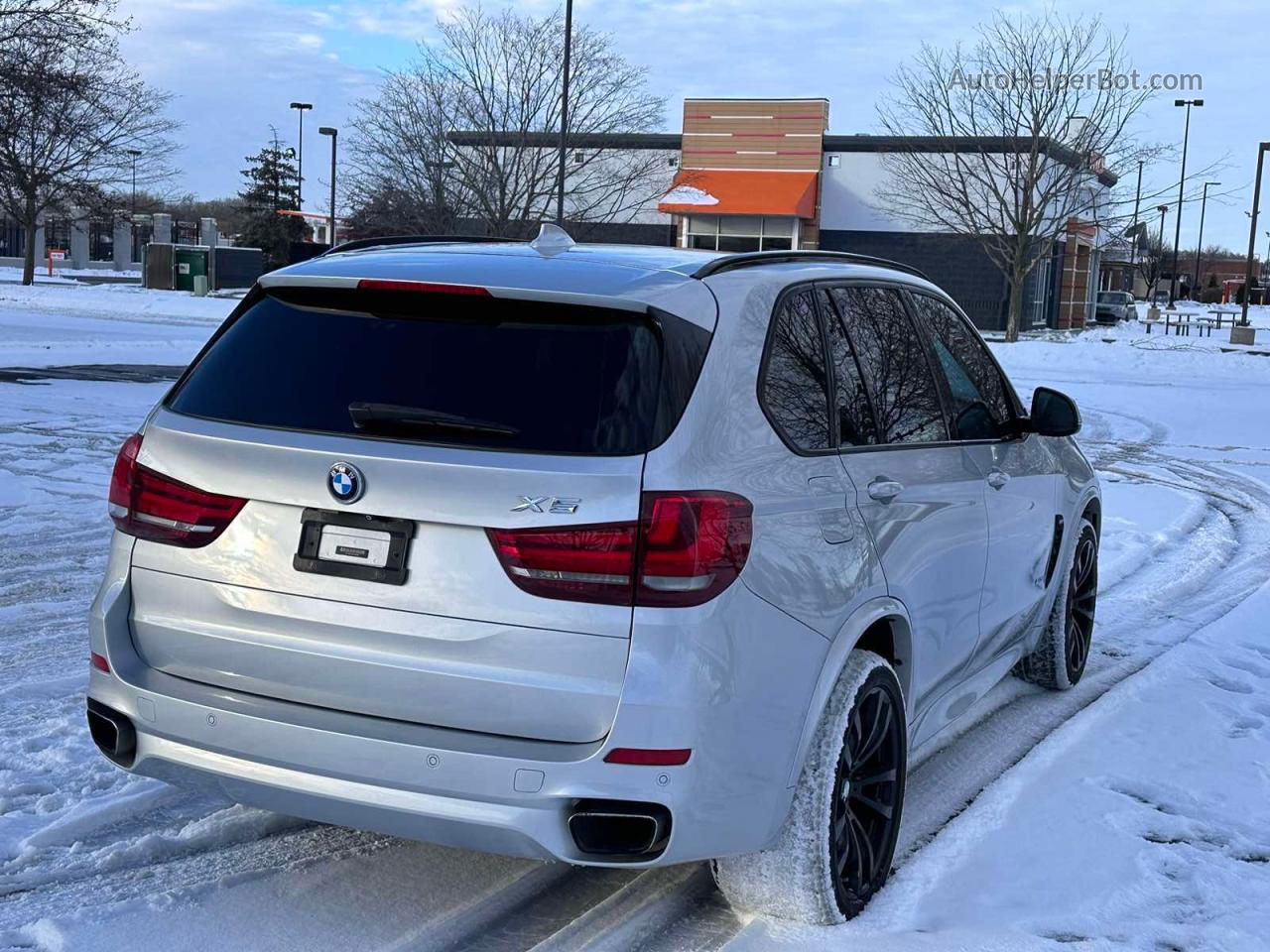 2014 Bmw X5 Xdrive35d Silver vin: 5UXKS4C52E0J94859