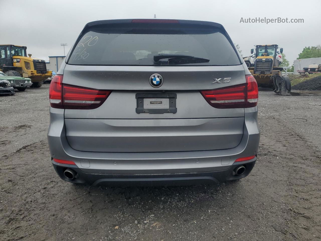 2015 Bmw X5 Xdrive35d Gray vin: 5UXKS4C52F0N05661