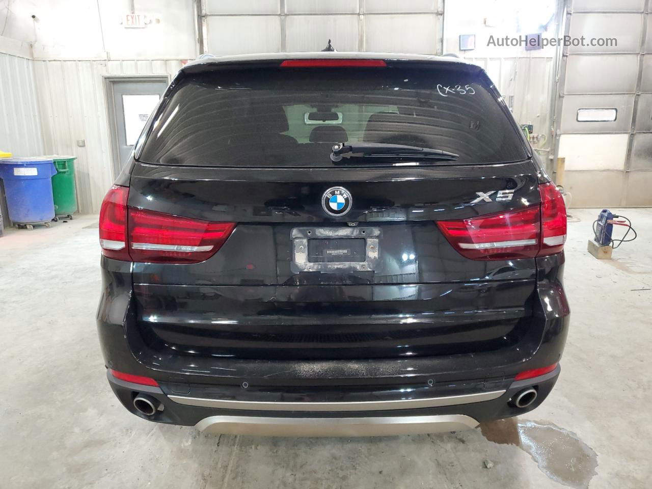 2015 Bmw X5 Xdrive35d Black vin: 5UXKS4C52F0N06308