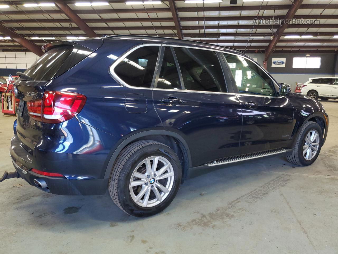 2015 Bmw X5 Xdrive35d Blue vin: 5UXKS4C52F0N07605