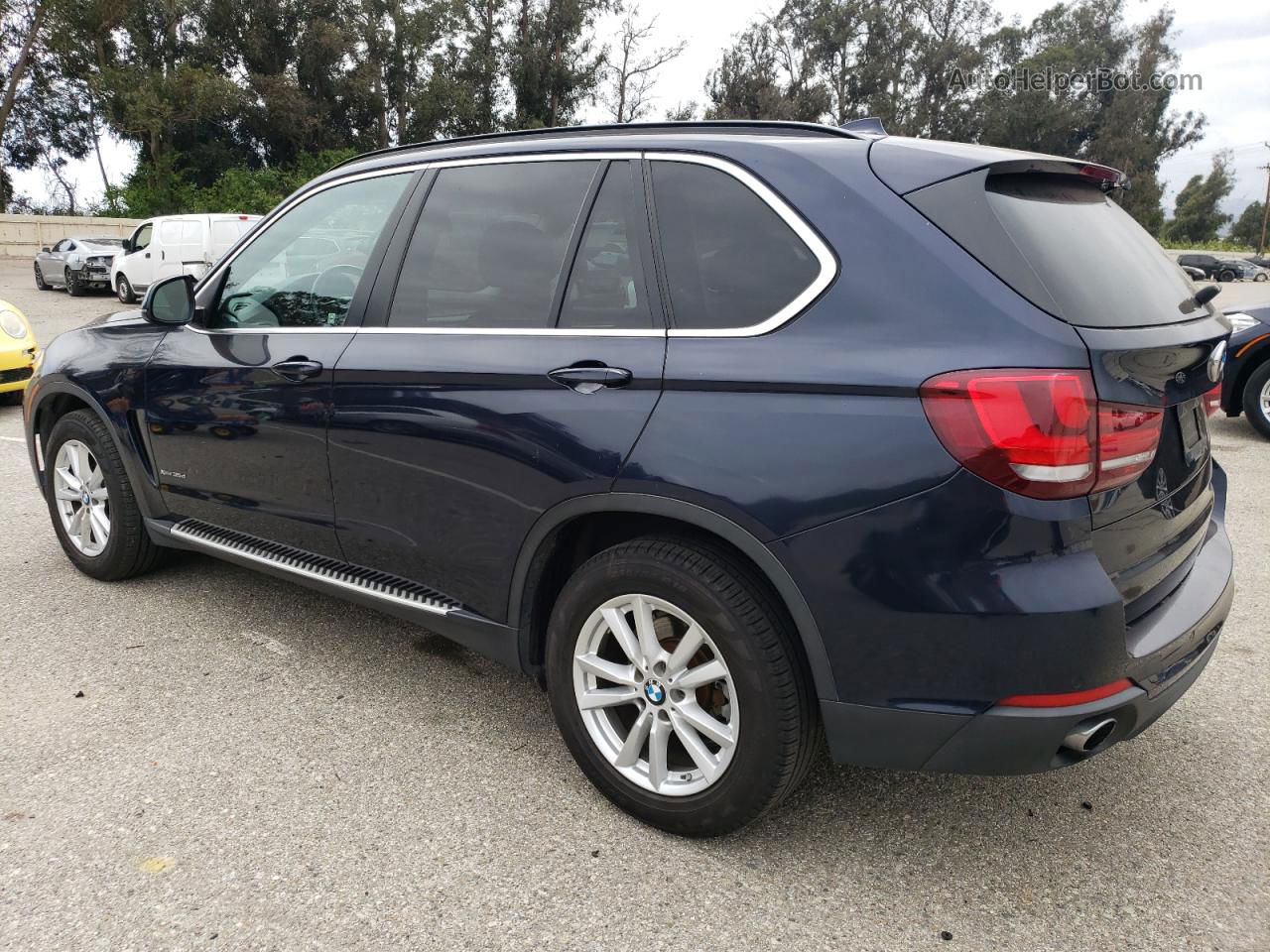 2015 Bmw X5 Xdrive35d Blue vin: 5UXKS4C52F0N08432