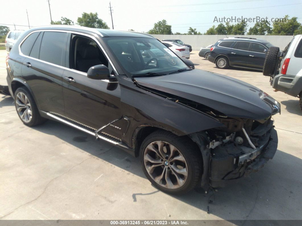 2015 Bmw X5 Xdrive35d Brown vin: 5UXKS4C52F0N09905