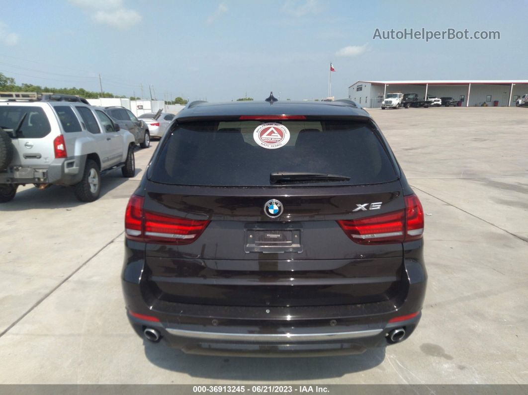 2015 Bmw X5 Xdrive35d Brown vin: 5UXKS4C52F0N09905