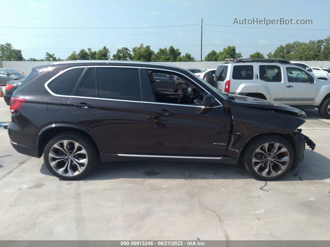 2015 Bmw X5 Xdrive35d Brown vin: 5UXKS4C52F0N09905