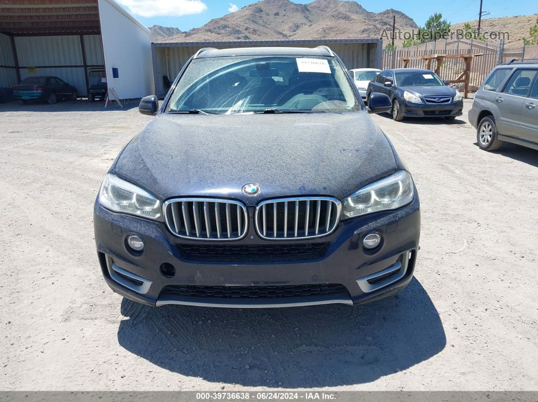 2014 Bmw X5 Xdrive35d Blue vin: 5UXKS4C53E0J94062