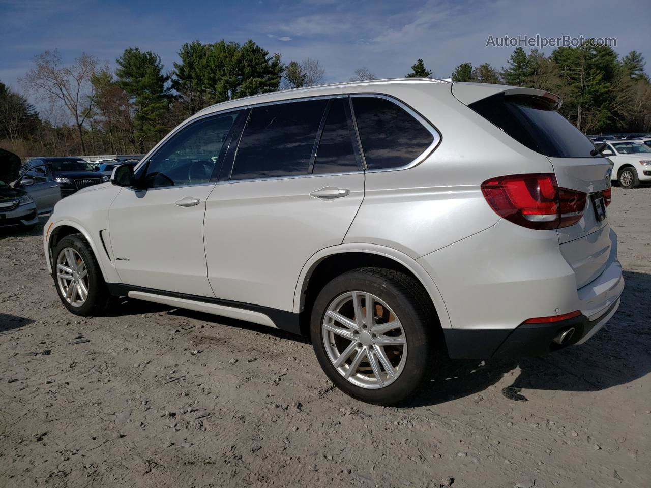 2015 Bmw X5 Xdrive35d White vin: 5UXKS4C53F0J98310