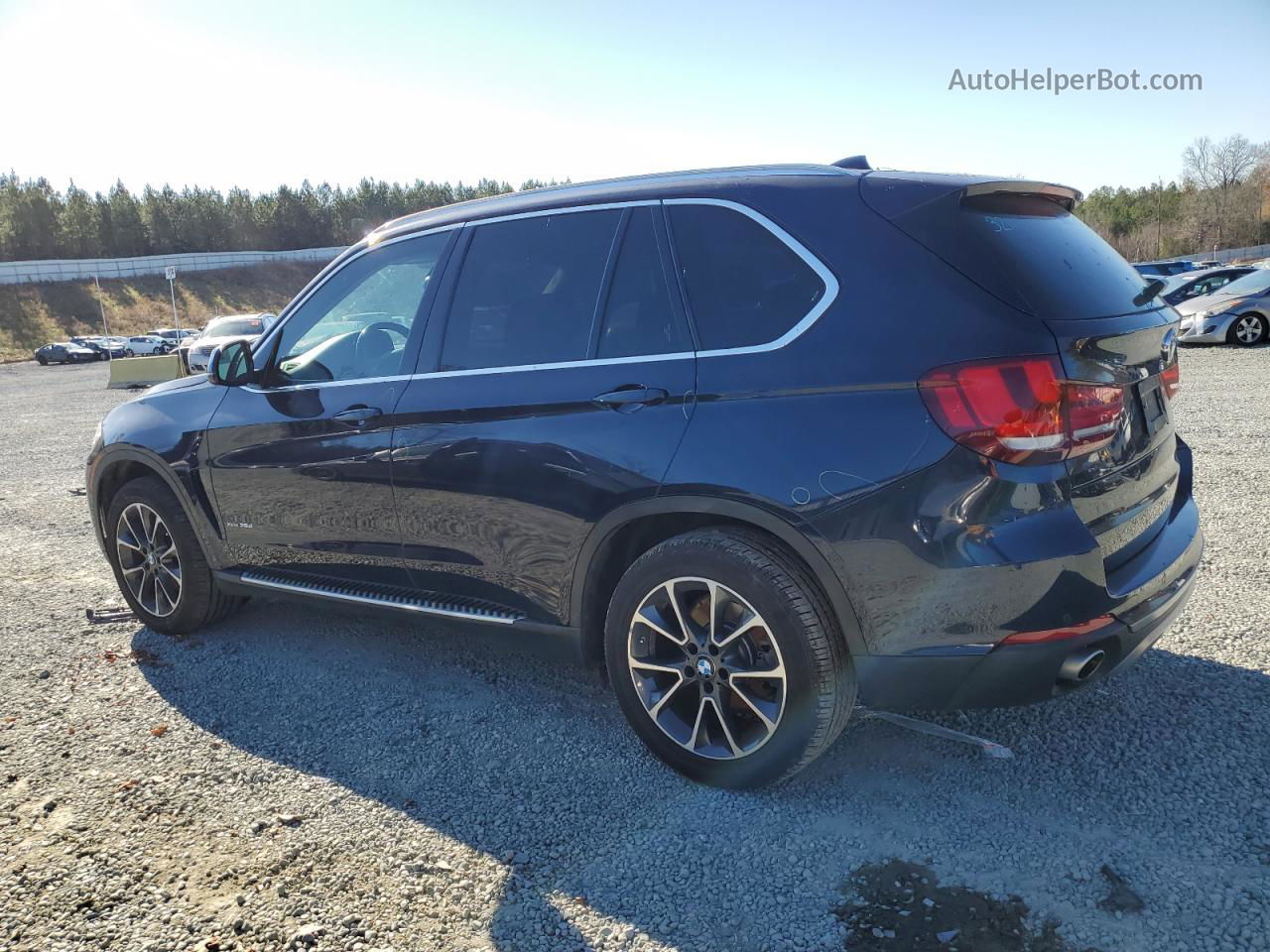 2015 Bmw X5 Xdrive35d Blue vin: 5UXKS4C53F0N06222