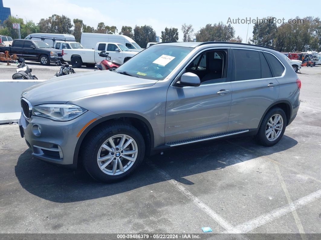 2014 Bmw X5 Xdrive35d Silver vin: 5UXKS4C54E0J96368