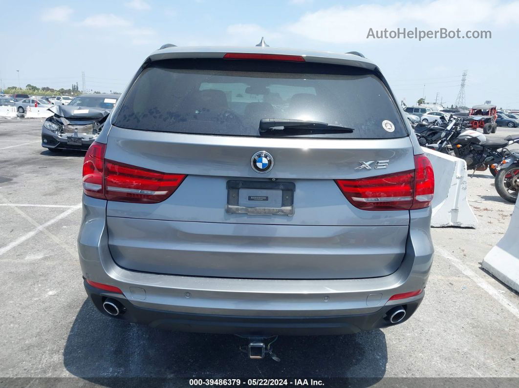 2014 Bmw X5 Xdrive35d Silver vin: 5UXKS4C54E0J96368