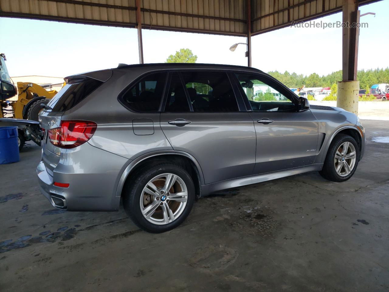 2015 Bmw X5 Xdrive35d Silver vin: 5UXKS4C54F0N06908