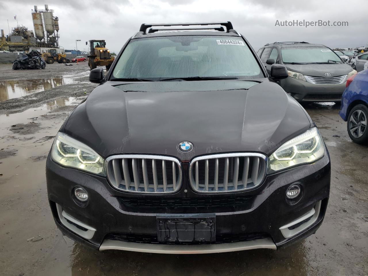 2014 Bmw X5 Xdrive35d Brown vin: 5UXKS4C55E0J94046