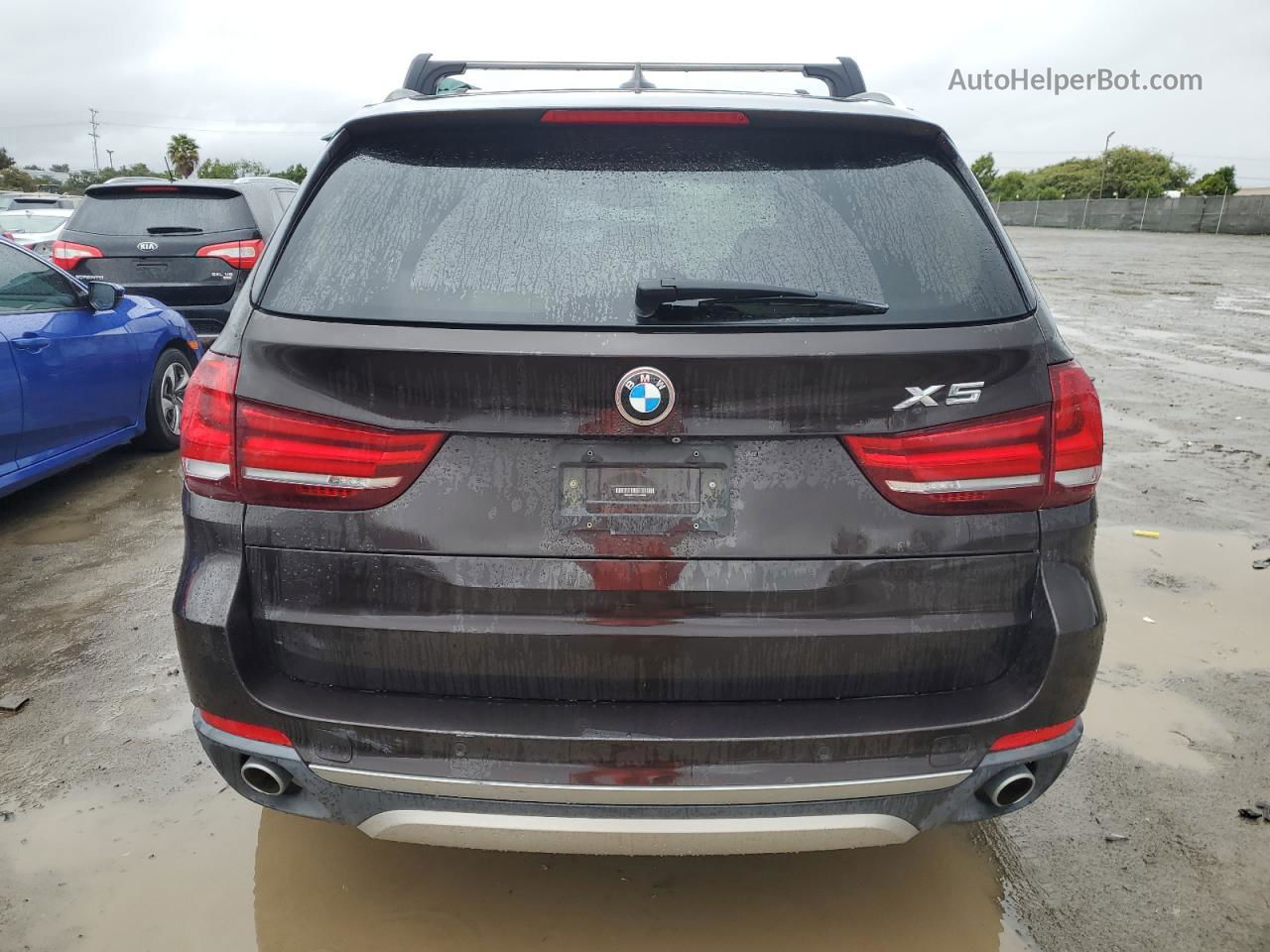 2014 Bmw X5 Xdrive35d Brown vin: 5UXKS4C55E0J94046