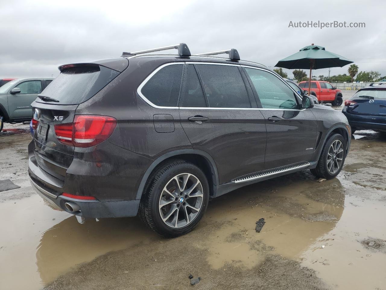 2014 Bmw X5 Xdrive35d Brown vin: 5UXKS4C55E0J94046