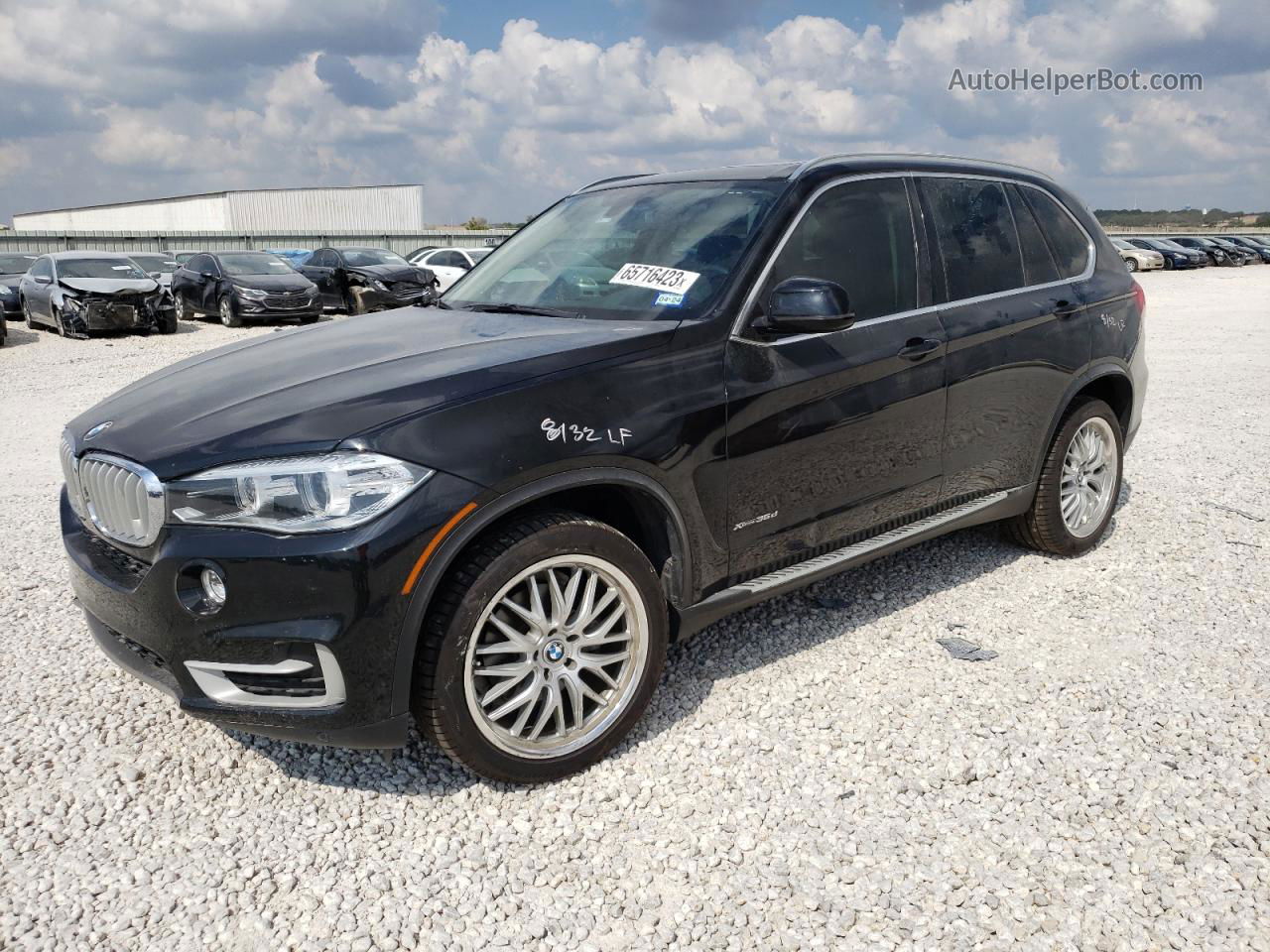 2014 Bmw X5 Xdrive35d Black vin: 5UXKS4C55E0J95147