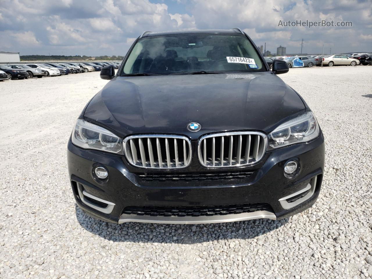 2014 Bmw X5 Xdrive35d Black vin: 5UXKS4C55E0J95147