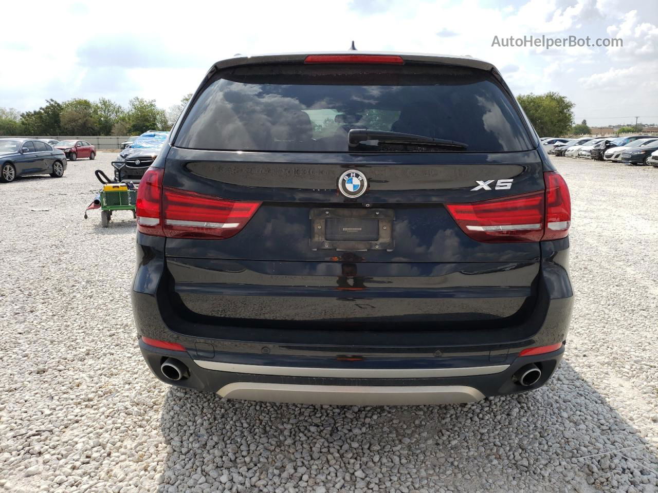 2014 Bmw X5 Xdrive35d Black vin: 5UXKS4C55E0J95147