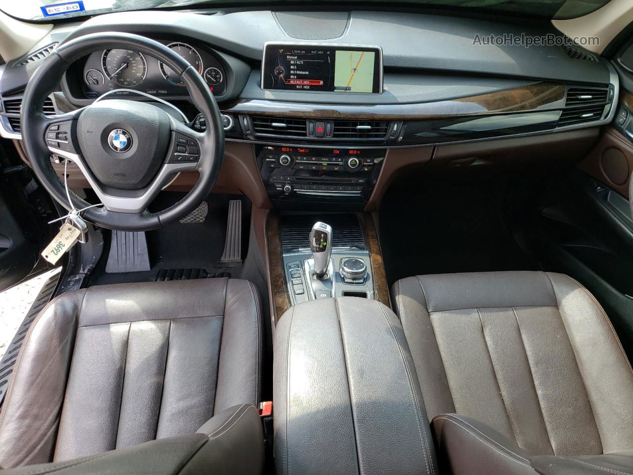 2014 Bmw X5 Xdrive35d Черный vin: 5UXKS4C55E0J95147