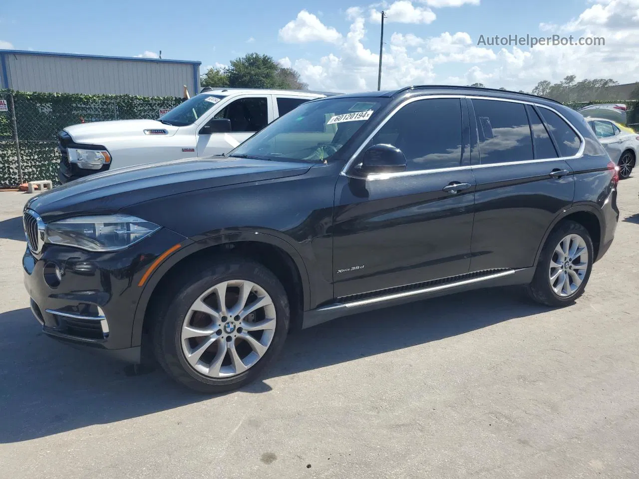 2015 Bmw X5 Xdrive35d Черный vin: 5UXKS4C55F0J98714