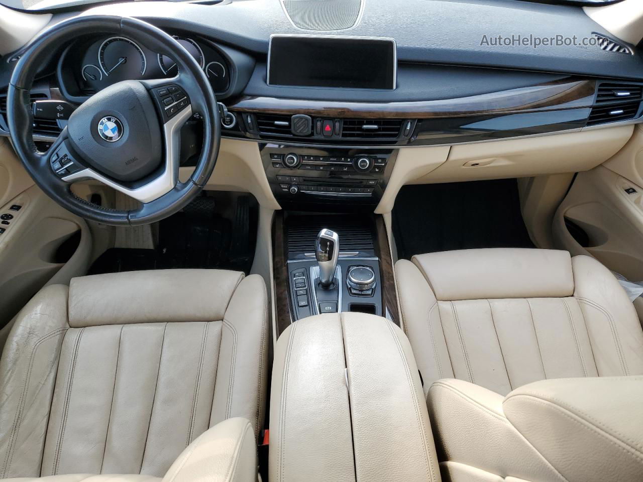 2015 Bmw X5 Xdrive35d Серебряный vin: 5UXKS4C55F0N07114