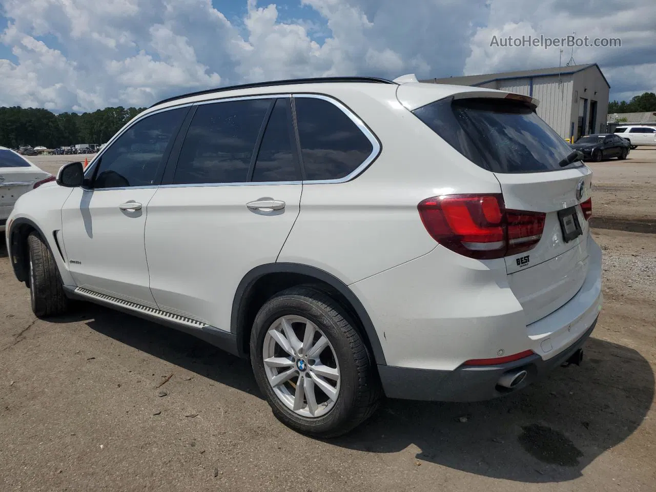 2015 Bmw X5 Xdrive35d Белый vin: 5UXKS4C55F0N10322