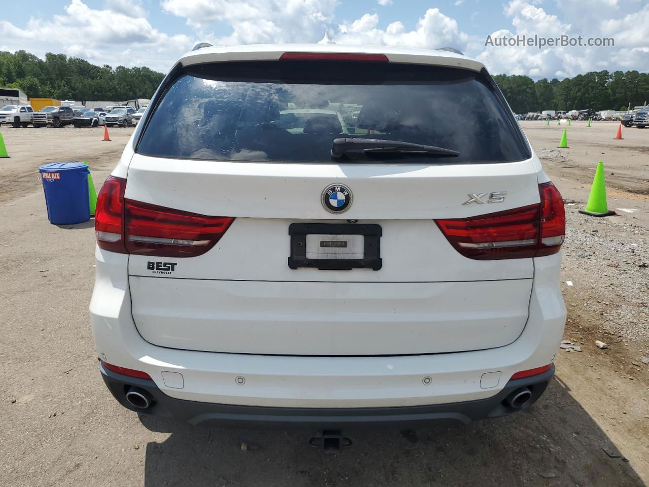 2015 Bmw X5 Xdrive35d Белый vin: 5UXKS4C55F0N10322