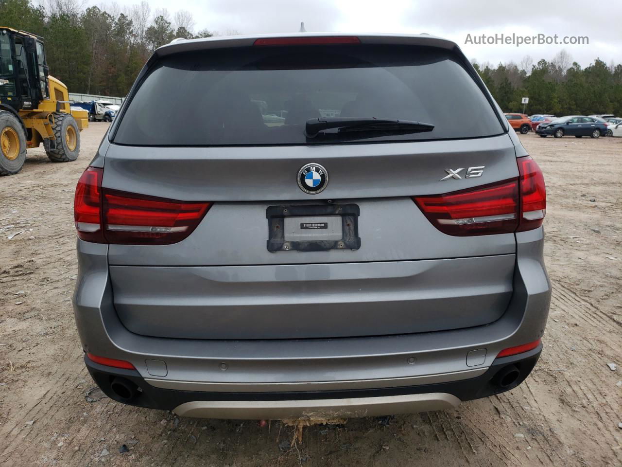 2015 Bmw X5 Xdrive35d Gray vin: 5UXKS4C55F0N10496