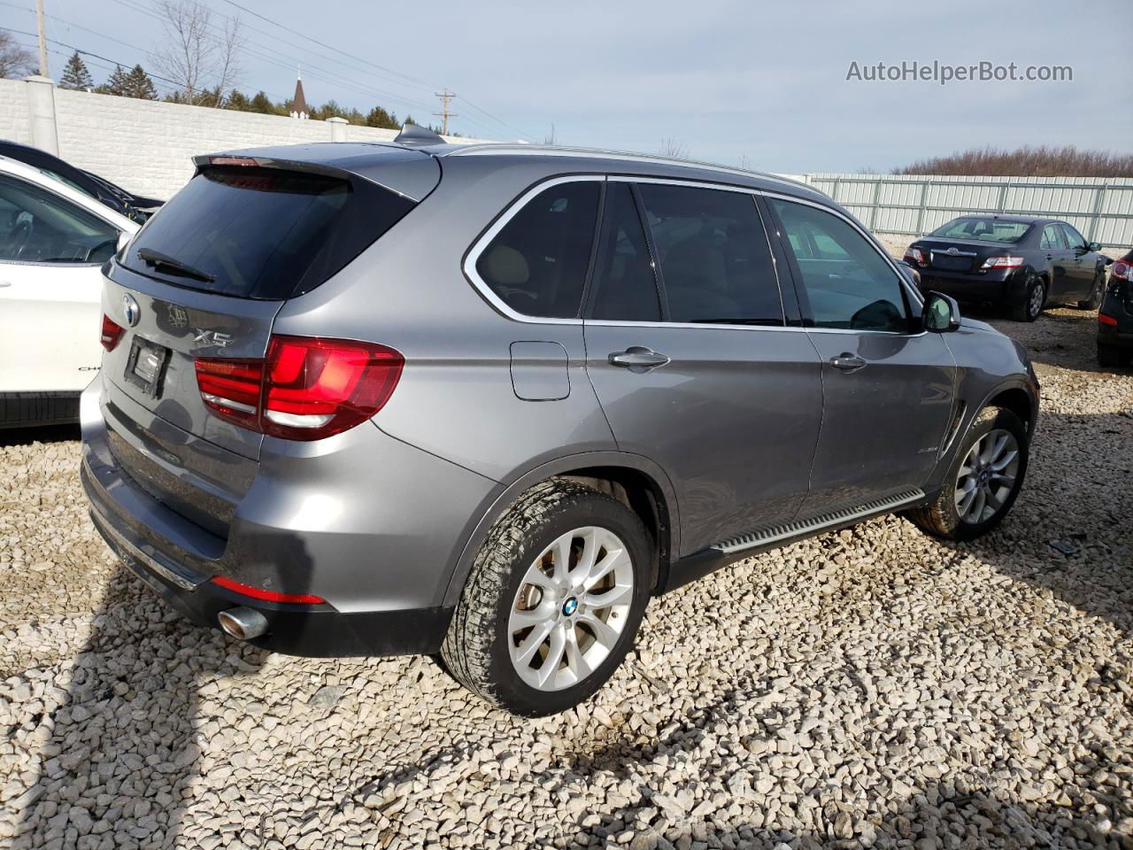 2014 Bmw X5 Xdrive35d Silver vin: 5UXKS4C56E0J93827