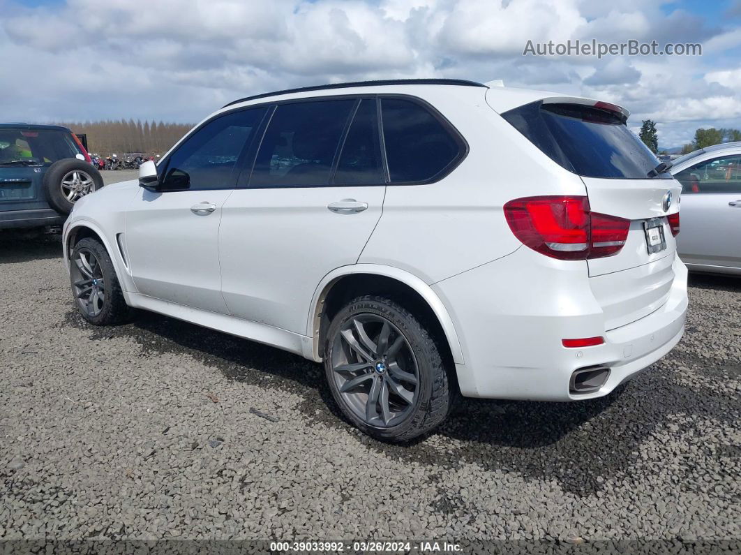 2015 Bmw X5 Xdrive35d White vin: 5UXKS4C56F0N11236