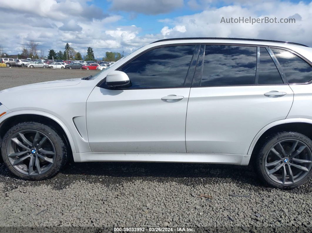 2015 Bmw X5 Xdrive35d White vin: 5UXKS4C56F0N11236