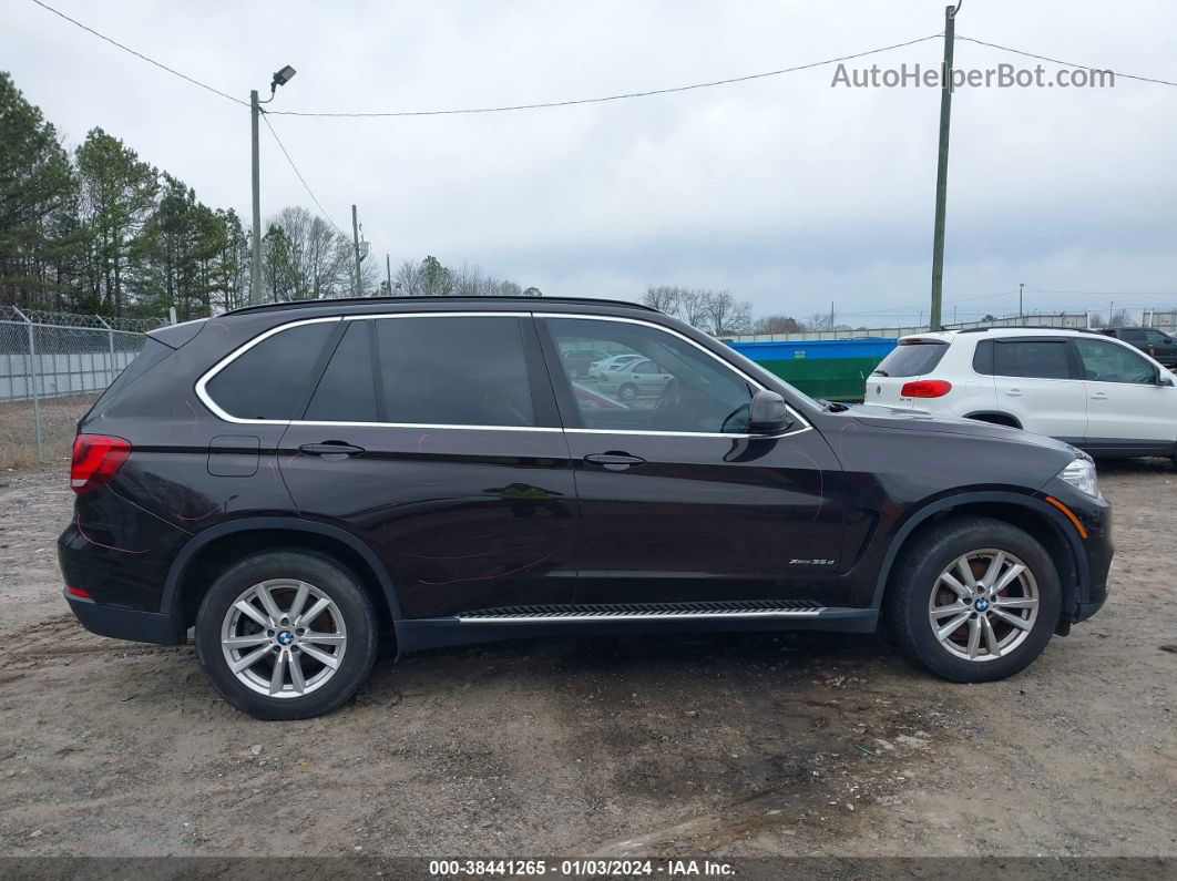 2014 Bmw X5 Xdrive35d Purple vin: 5UXKS4C57E0J96459