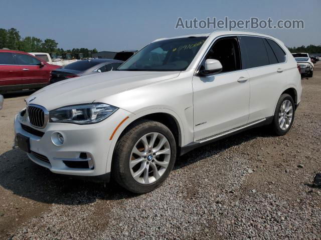 2014 Bmw X5 Xdrive35d White vin: 5UXKS4C57E0J96994