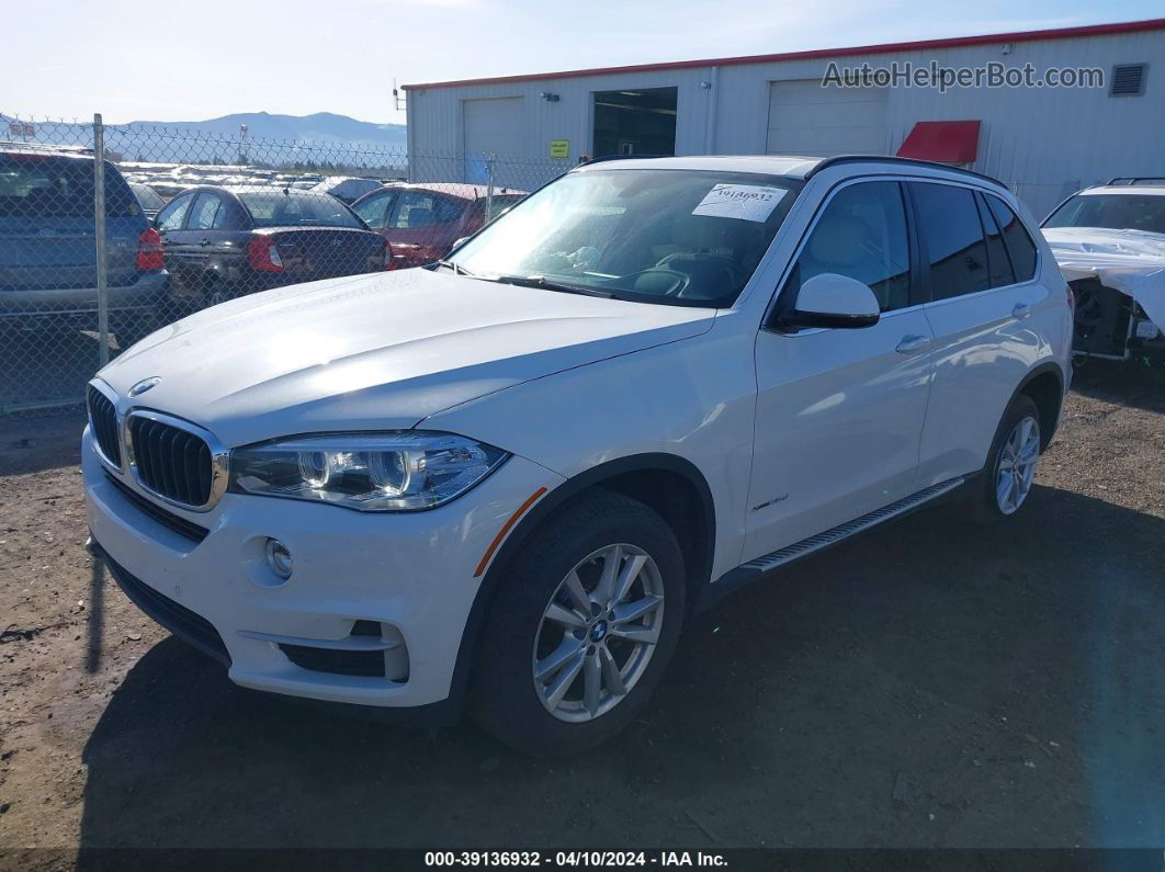 2015 Bmw X5 Xdrive35d White vin: 5UXKS4C57F0N11939