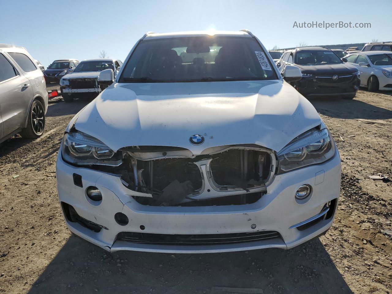 2016 Bmw X5 Xdrive35d White vin: 5UXKS4C57G0N14695