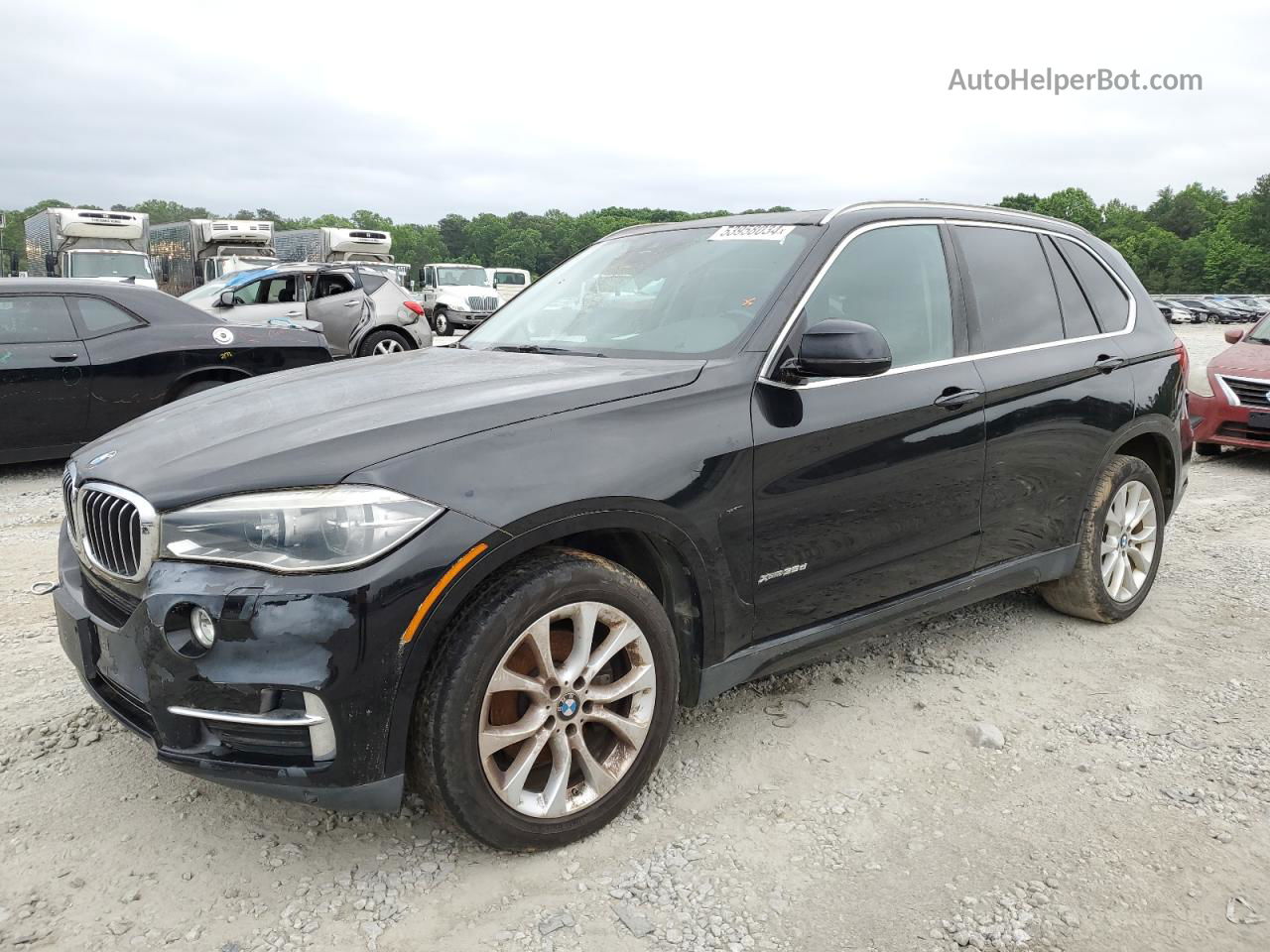 2015 Bmw X5 Xdrive35d Черный vin: 5UXKS4C58F0J98870