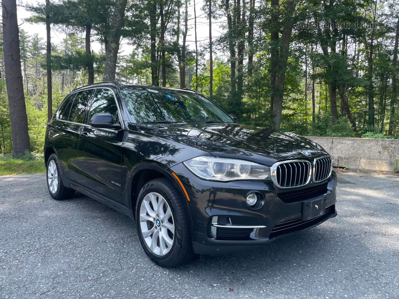 2015 Bmw X5 Xdrive35d Черный vin: 5UXKS4C58F0N06183