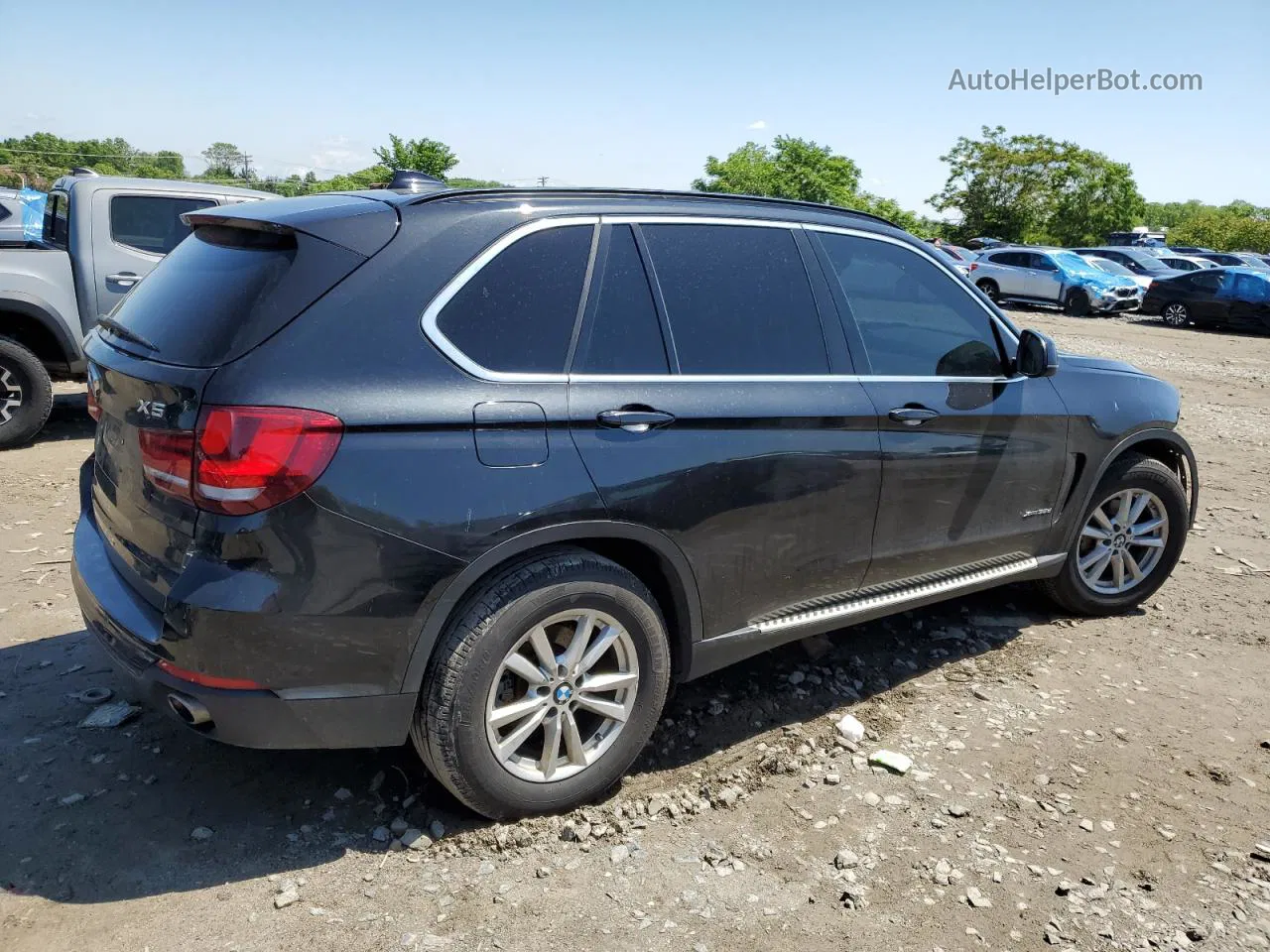 2015 Bmw X5 Xdrive35d Black vin: 5UXKS4C58F0N08127